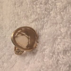 Ananda Soul Citrine and Gold toned Women's Ring | *Fast Shipping*